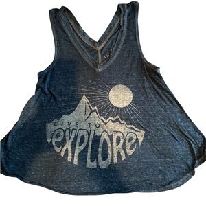 L.O.L. Vintage Blue Tank Top